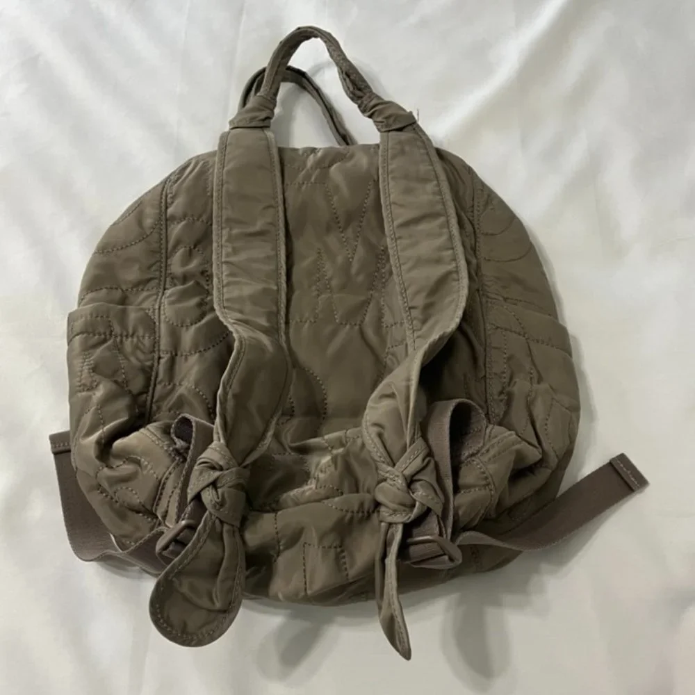 Marc by Marc Jacobs Quilted Backpack in Taupe Brown